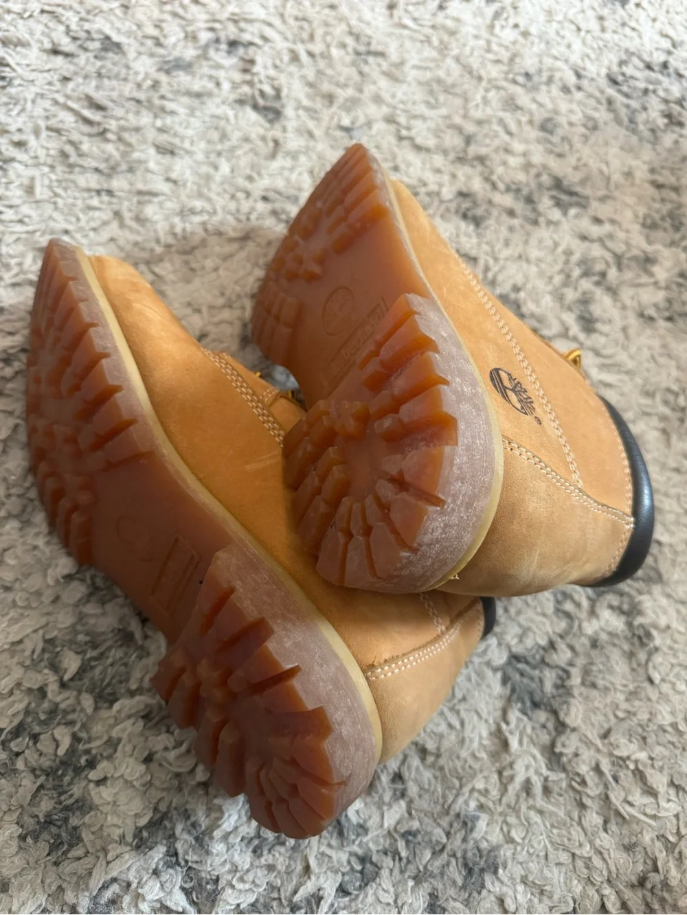 Timberland Wheat Nubuck Men’s Lace-Up Work Boots